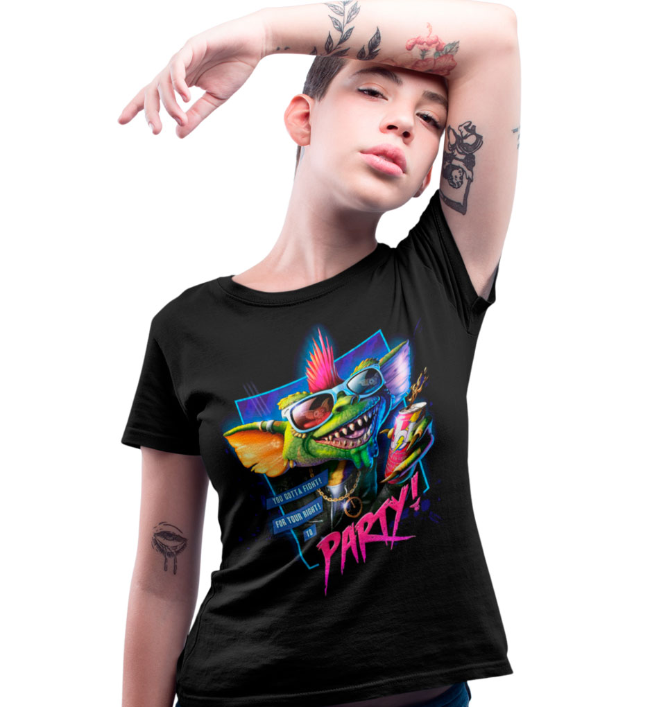 Camiseta Gremlins Fight for Your Right to PARTY Stampartz Camisetas