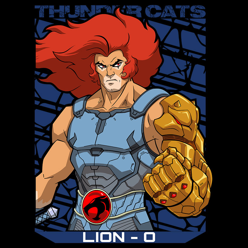 Camiseta Thundercats Simbolo Logo Desenho Animado Anos 80 - Marinho