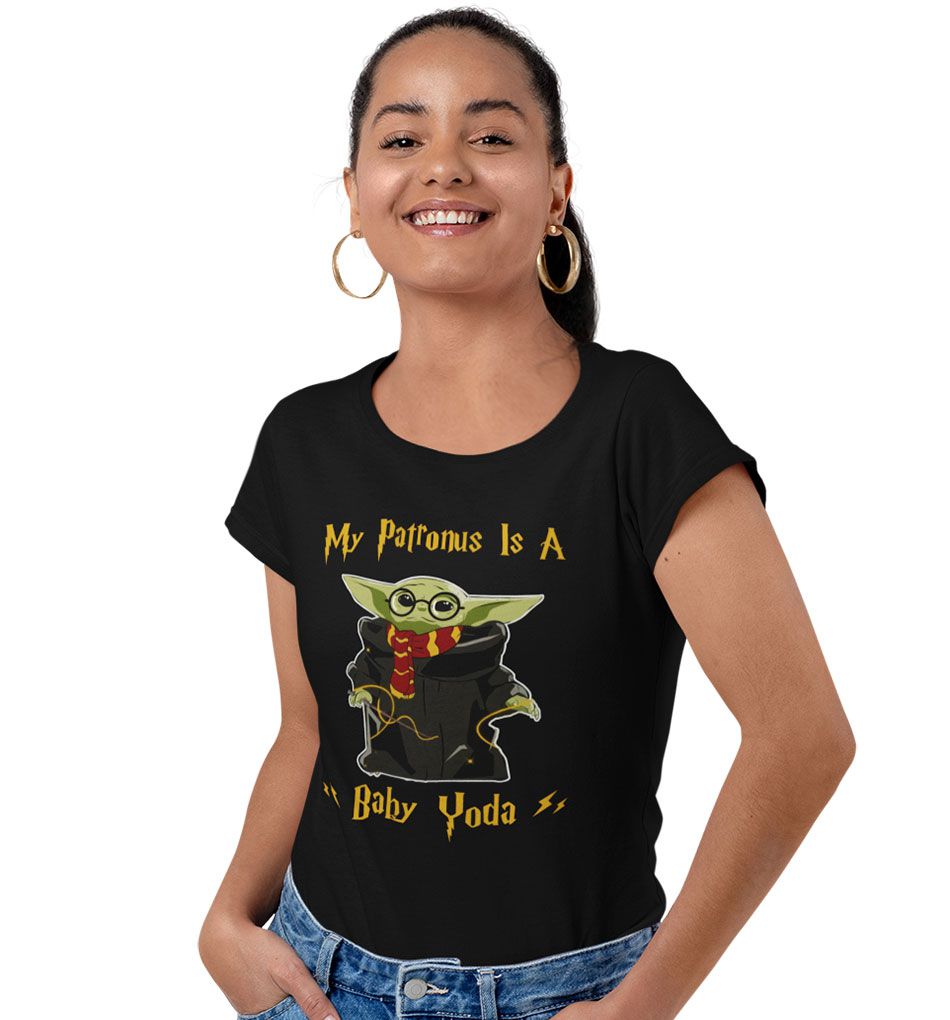 Camiseta The Mandalorian Baby Yoda Potter Stampartz Camisetas