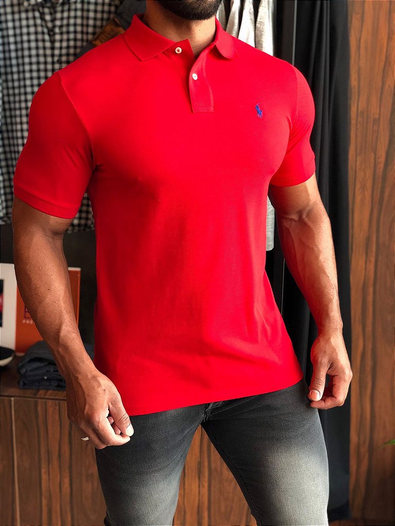 polo ralph lauren vermelho