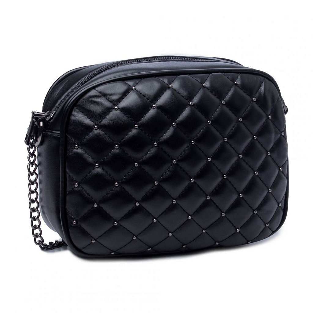 stradivarius quilted crossbody bolsa