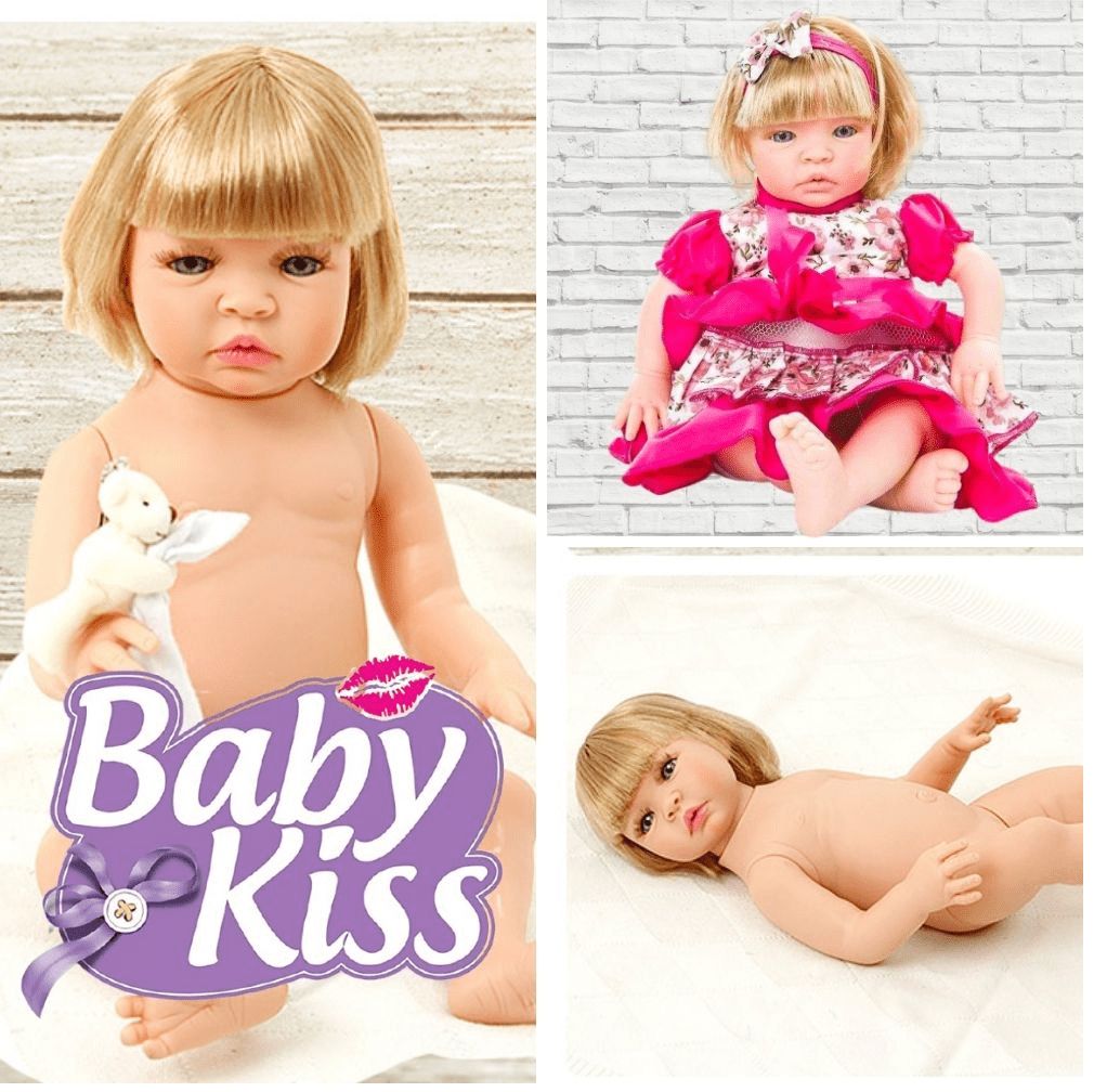 Bebe Reborn Silicone Barata Boneca Baby Princesa em Promoção na