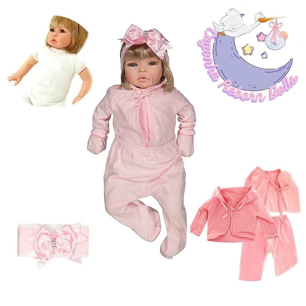 Boneca Reborn Baby Dolls Adora Realista Barata - Cegonha Reborn