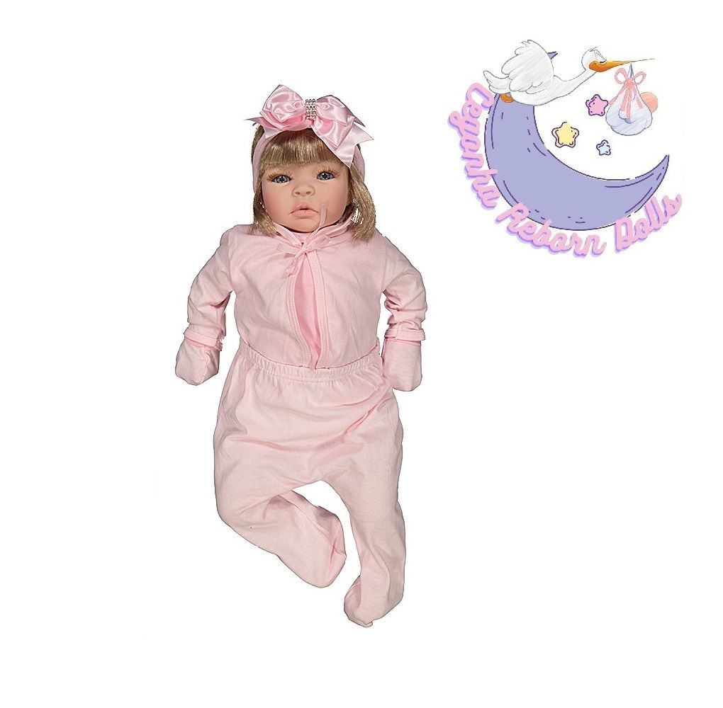 Boneca Reborn Linda Princesa Yasmin com Enxoval Completo no Shoptime