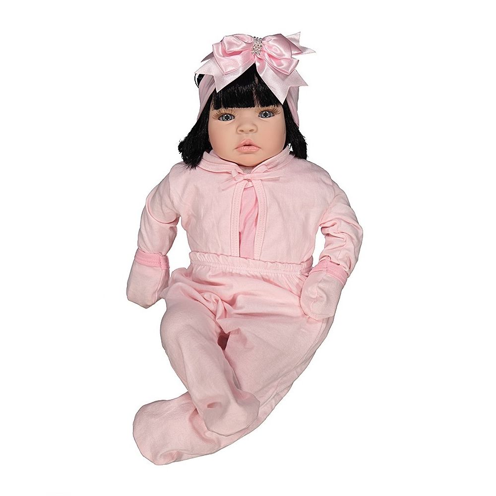 Boneca Bebê Reborn Real Princesa Morena - Cegonha Reborn Dolls