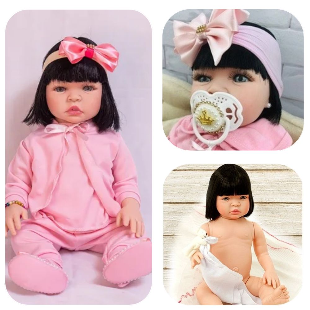 Bebê Reborn Menina Inteira Vinil Silicone na Americanas Empresas