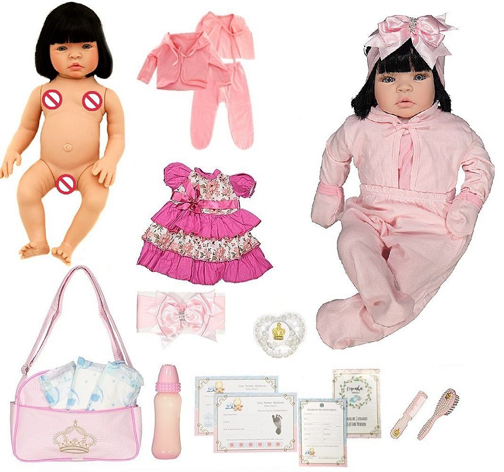 Boneca Bebe Reborn Barato Super Barata - Chic Outlet - Economize com estilo!