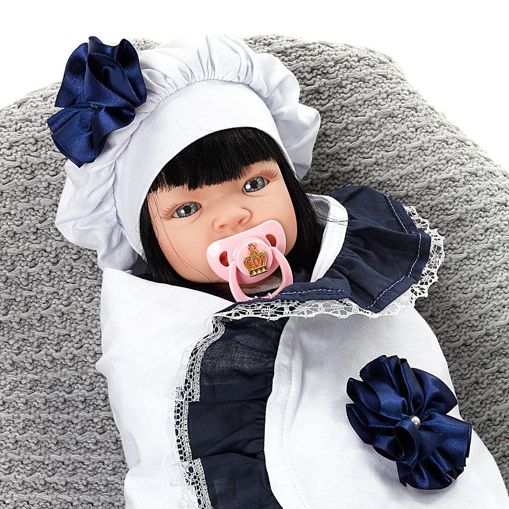 Boneca Bebe Reborn Menina Morena Barata 23 Acessorio De Luxo - Cegonha  Reborn Dolls - Boneca Reborn - Magazine Luiza