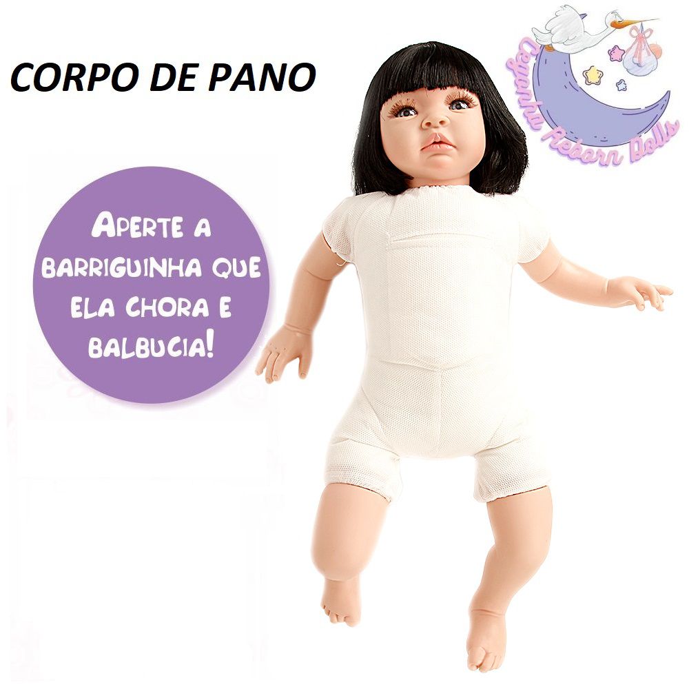 bebe boneca reborn kit tesse - LOJA DAS CEGONHAS