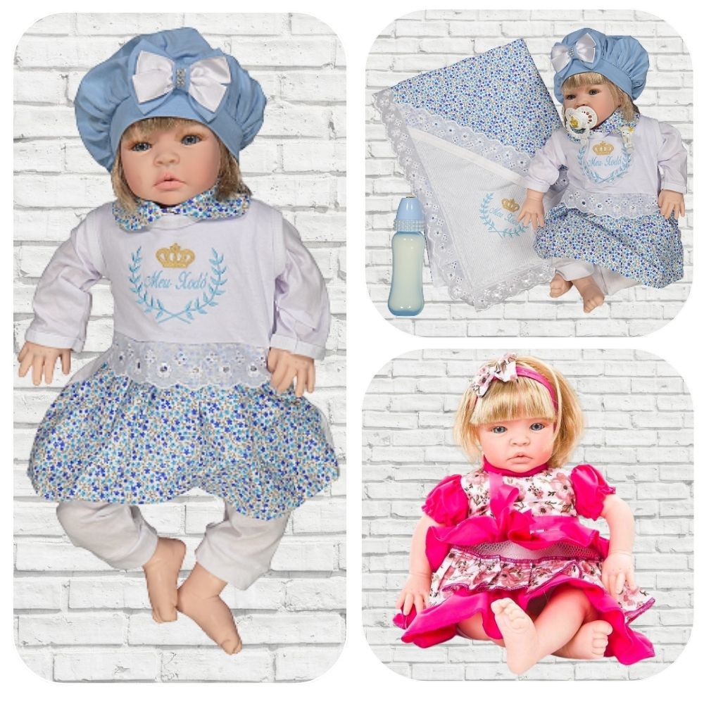 Boneca BB Reborn 100% Silicone Preço Bom Magazine Luiza - Cegonha Reborn  Dolls - Bonecas - Magazine Luiza