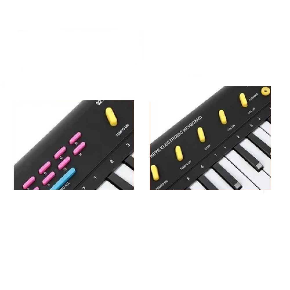 Teclado Piano Infantil 32 Teclas com Microfone Ritmo para Criança :  : Brinquedos e Jogos