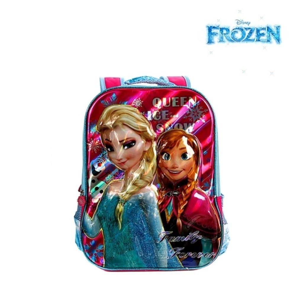 Mochila Infantil 3D Escolar de Costas Elsa e Anna Frozen - USA Magazine
