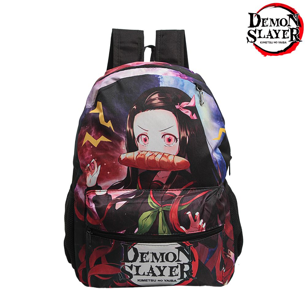 Mochila Infantil Meninas Anime Demon Slayer Personagens Bolsa