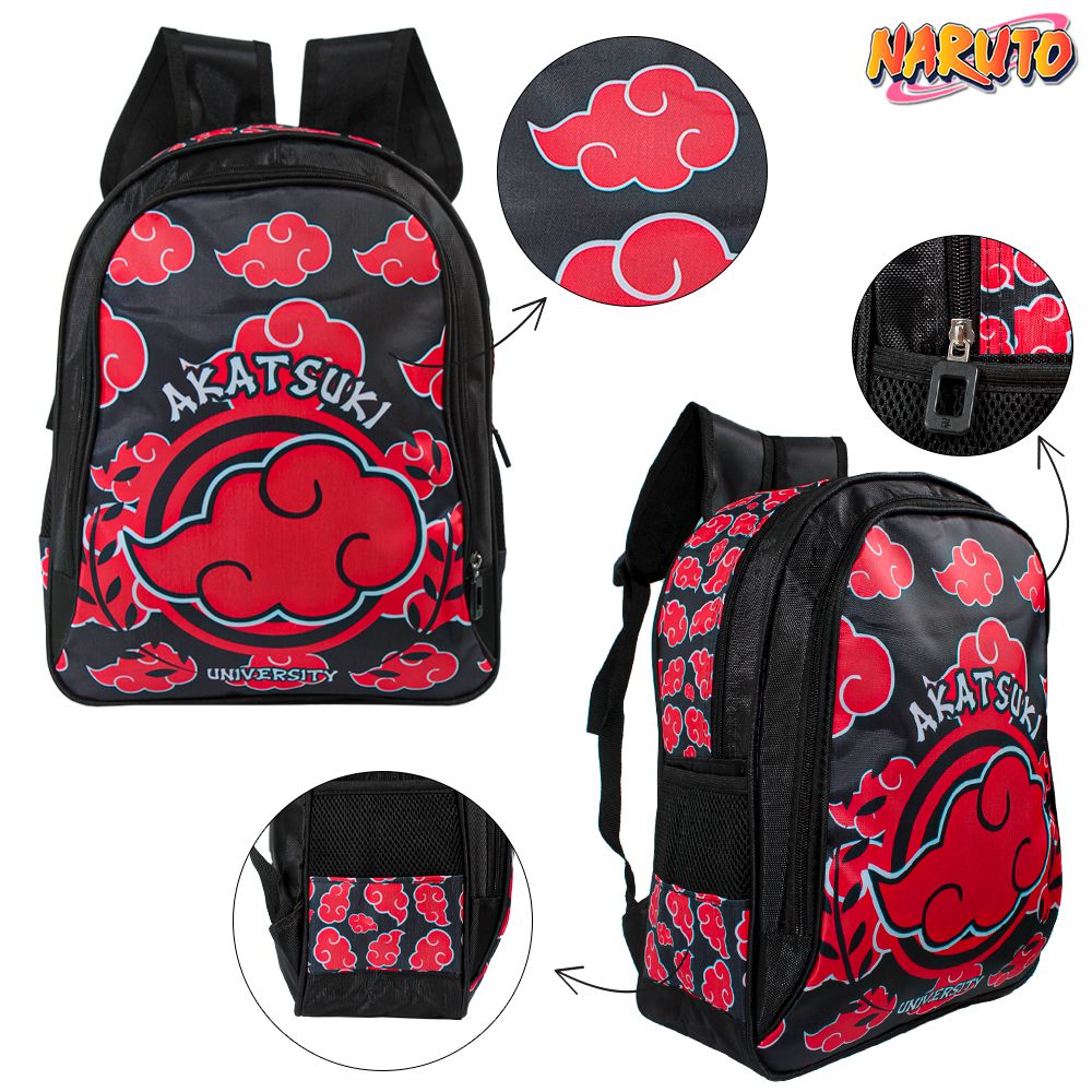 Mochila Escolar Clã Akatsuki Personagens