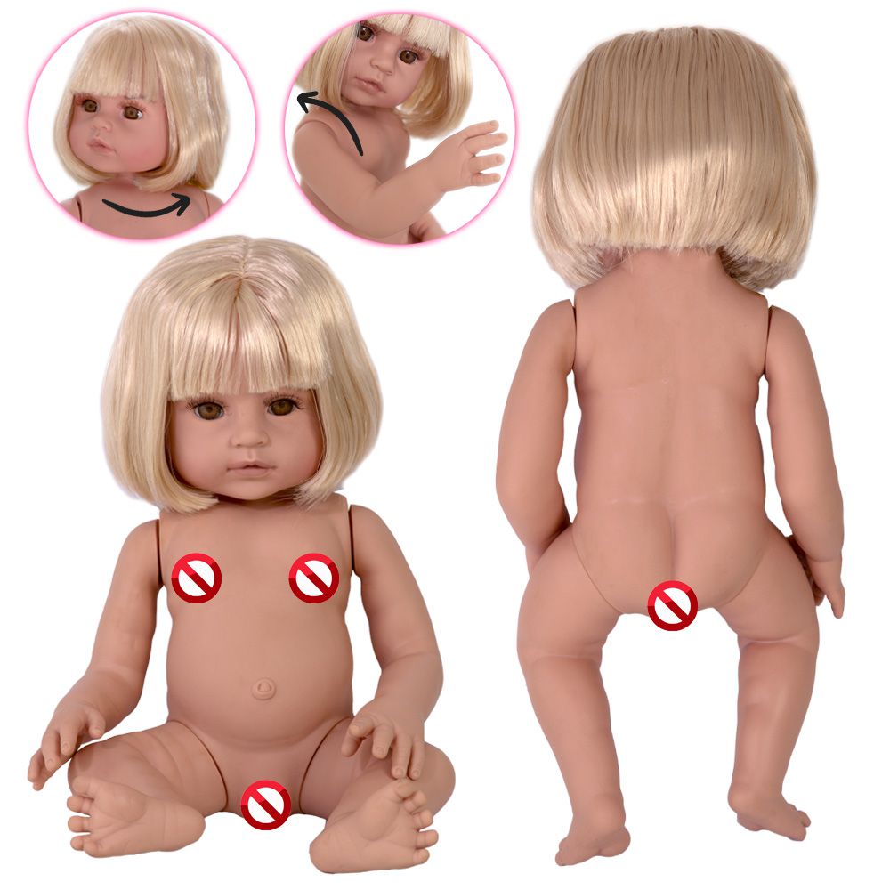 Boneca bebe reborn brianna realista de silicone 48cm sidnyl