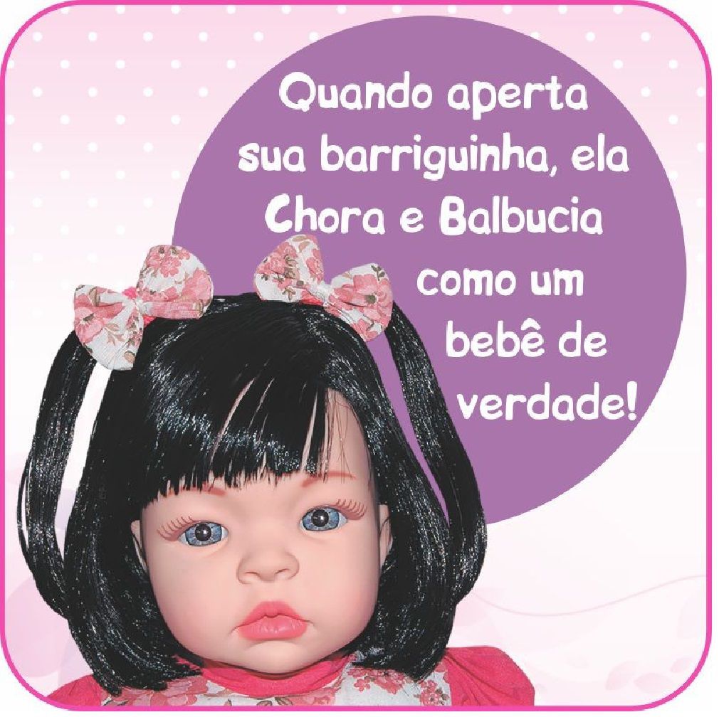 Boneca - Bebe Reborn Que Chora - Chic Outlet - Economize com estilo!