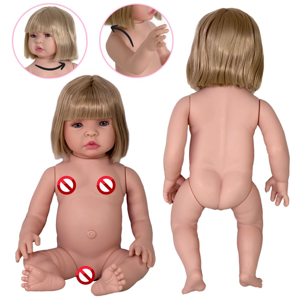 Boneca Bebe Reborn Silicone Girafinha Loira Com Vários Itens - Carrefour