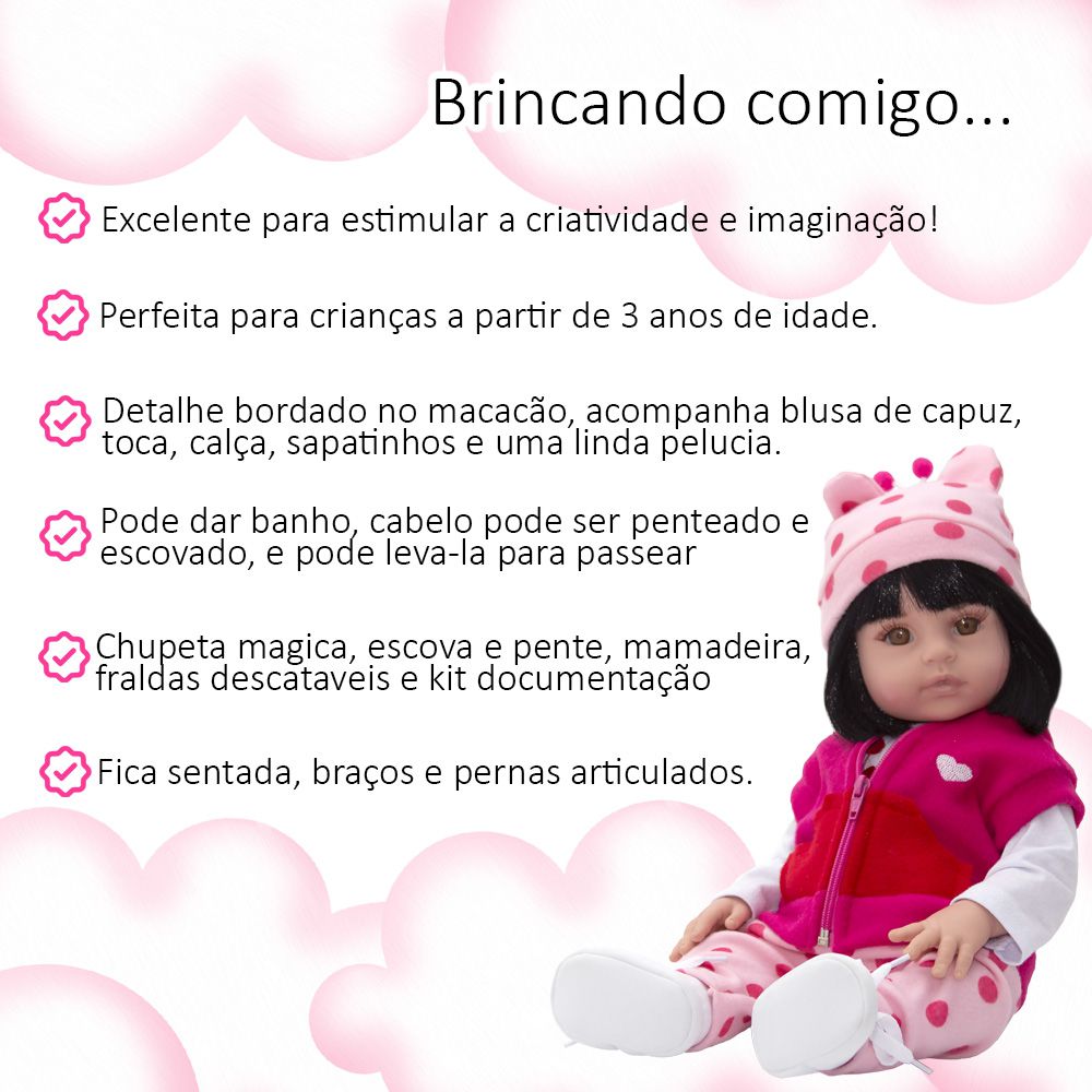 Bebê Reborn Girafinha - 100% Silicone - Artigos infantis - Estados