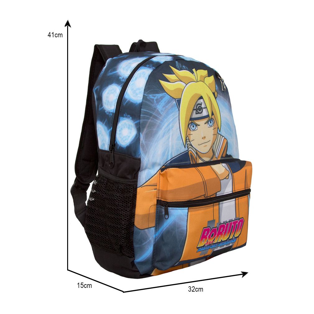 Mochila Infantil Juvenil Menino Desenho Boruto Tam G Passeio - USA Magazine