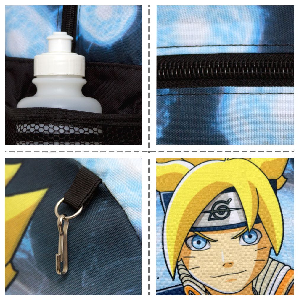 Mochila Infantil Juvenil Menino Desenho Boruto Tam G Passeio - USA