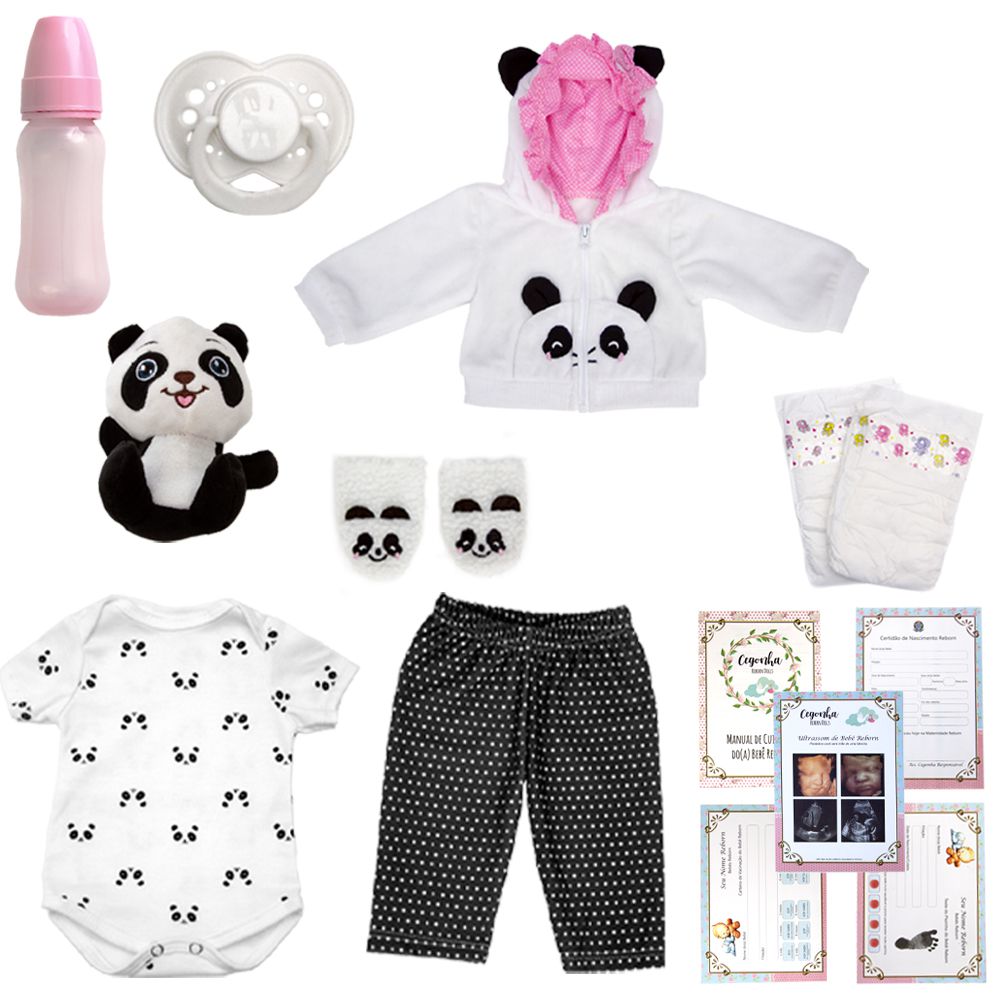 Boneca Reborn Panda