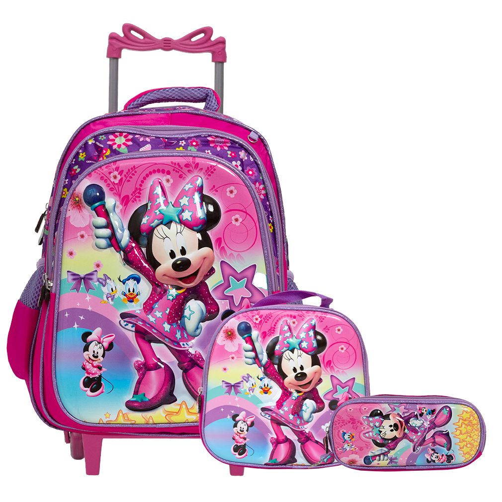 Vadobag Sac à dos pour enfant 5 l Minnie Mouse Glam It Up, Rose, M