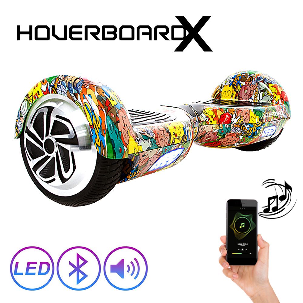 Hoverboard Skate Elétrico 6,5 Pokemon HoverboardX Bluetooth - Chic