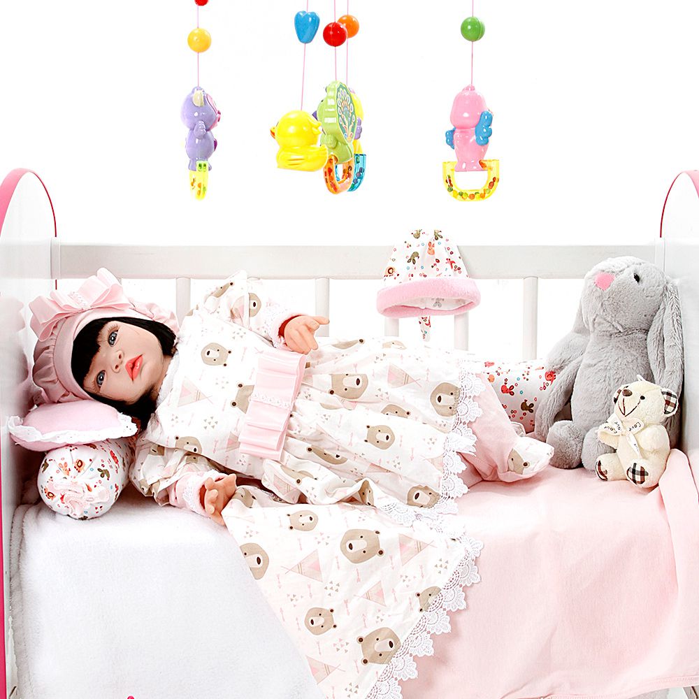 Boneca Bebe Reborn Princesa Rosa Poa Cegonha Reborn Dolls - USA Magazine