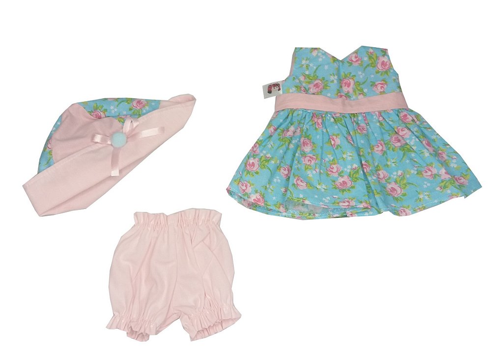 Roupa para Boneca - Kit Vestido Poá Rosa - Veste Bonecas tipo Baby Ali -  Cantinho da Boneca Acessórios e Utensílios para Bonecas