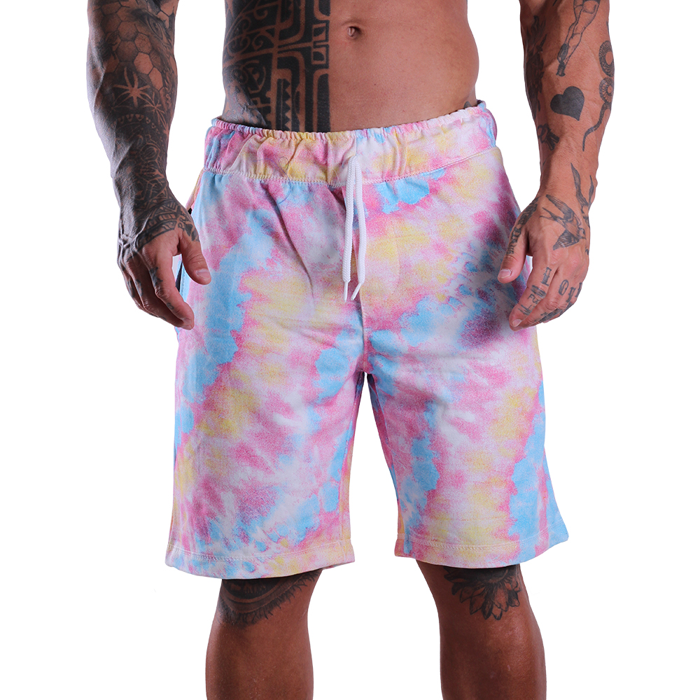 Bermuda Masculina Moletom MXD Conceito Tie Dye