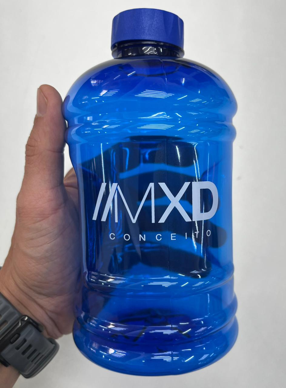 Galão de Água 1 Litro Academia MXD Conceito Azul