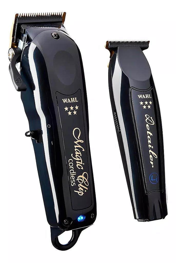 WAHL MagicClip&Detailerバリカンブラック@i@0@p86 Kit Wahl Combo Black Magic Clip + Detailer Li Cordless - JABOQUE