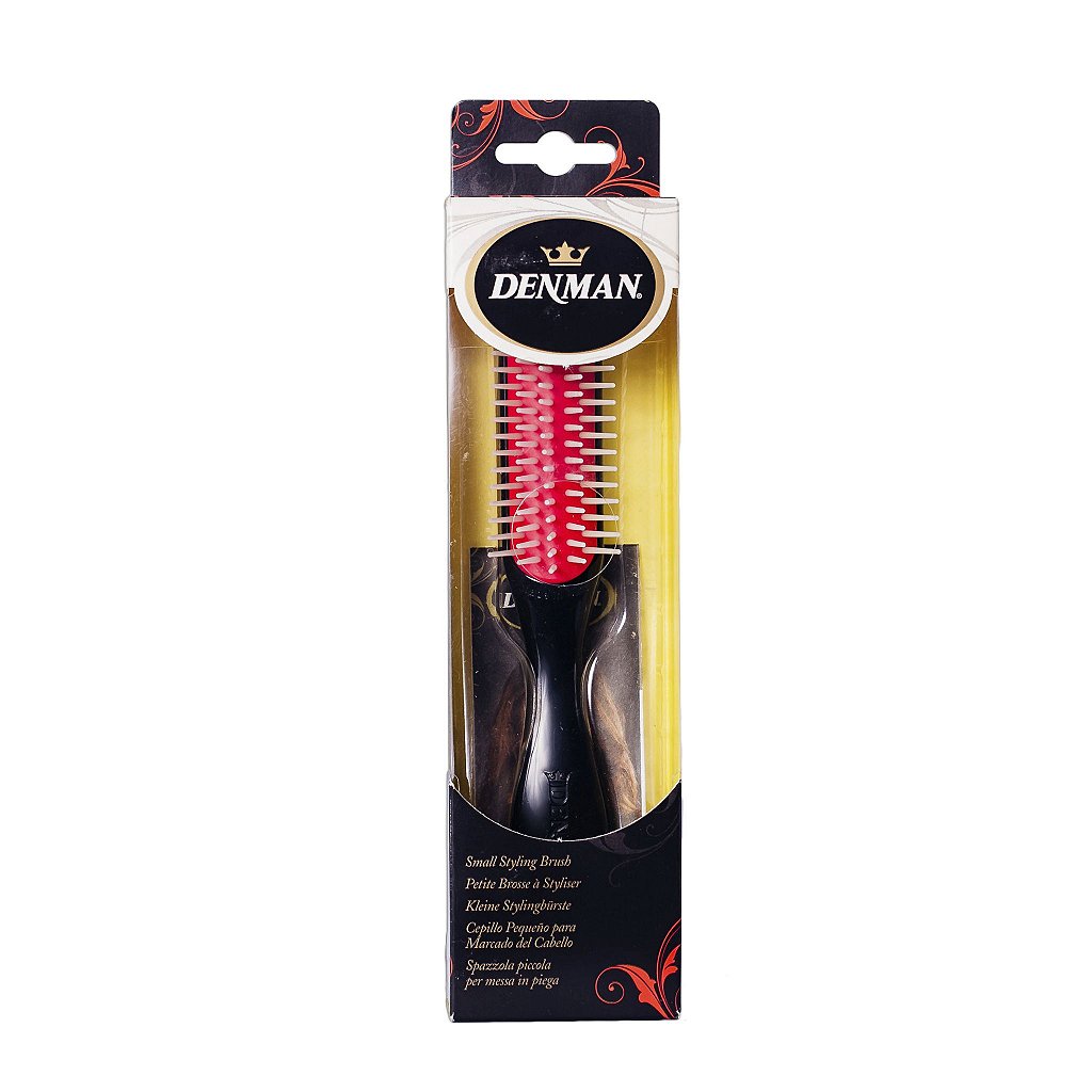 Escova Denman Profissional | 4 núcleos & 9 linhas | Escova feminina | Para  dese