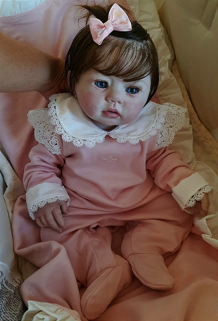 BEBÊ REBORN MENINA TODA EM SILICONE PIETRA REALISTA FOFURA - Maternidade  Mundo Baby Reborn