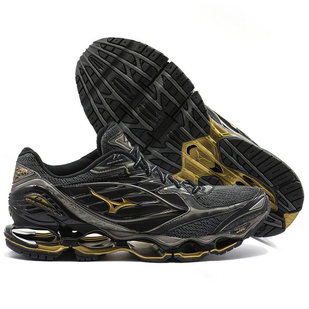 mizuno preto e dourado