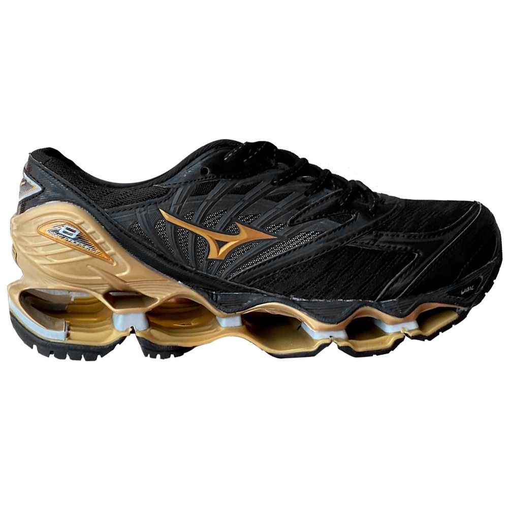 mizuno preto e dourado