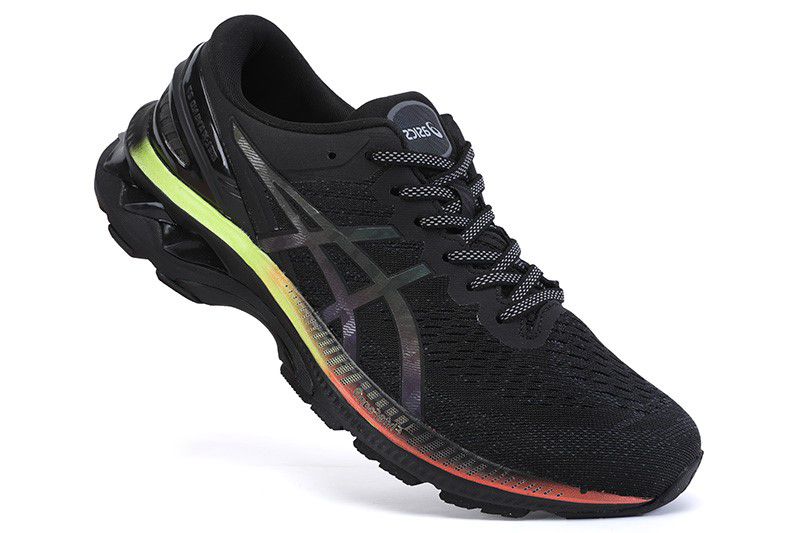 tenis asics amarelo e preto
