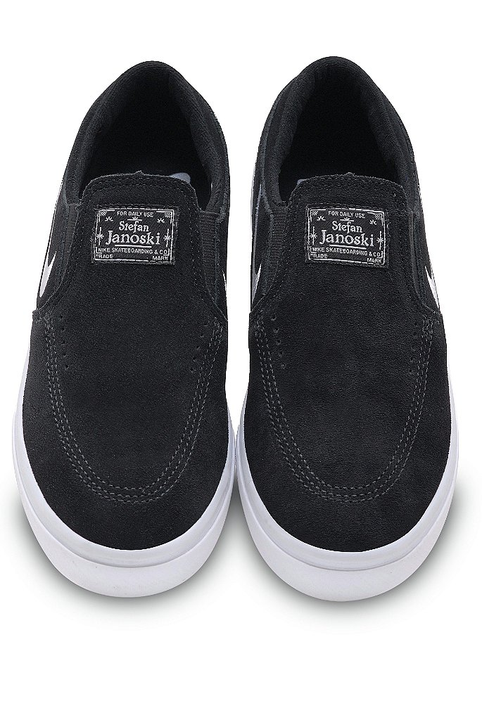 Tênis Nike Sb Stefan Janoski Zoom Slip-on Preto / Branco - Brendi Store