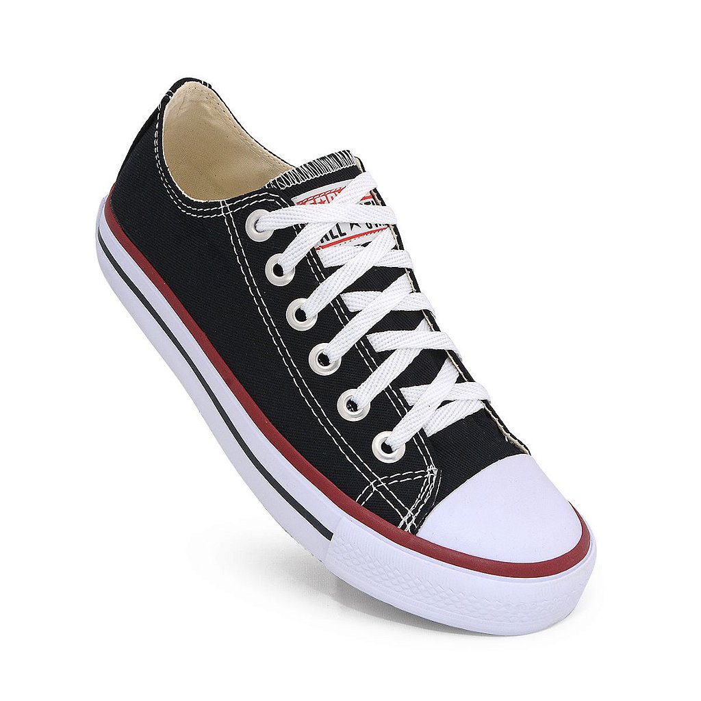 all star lona preto