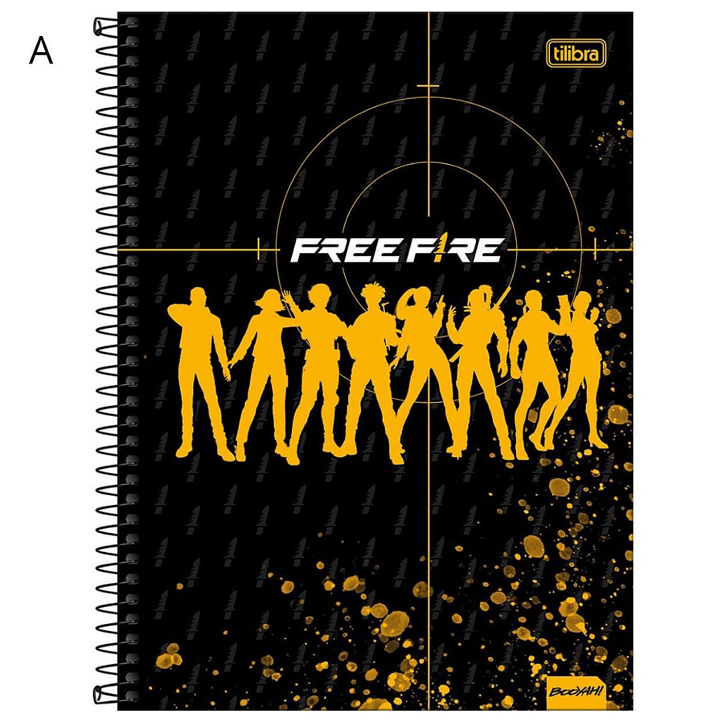 Caderno Personalizado - Free Fire