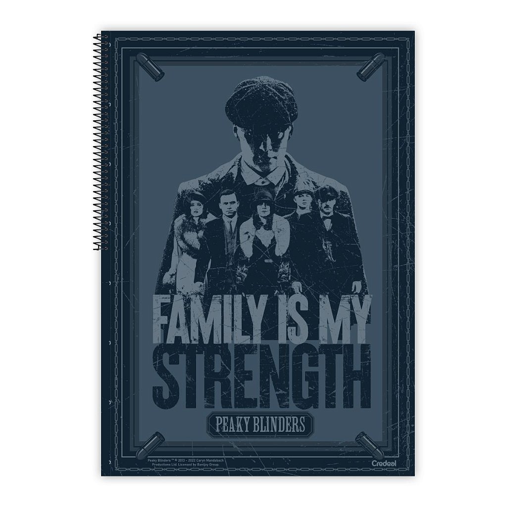 Peaky Blinders Caderno Universitário Coleção 2024 Credeal