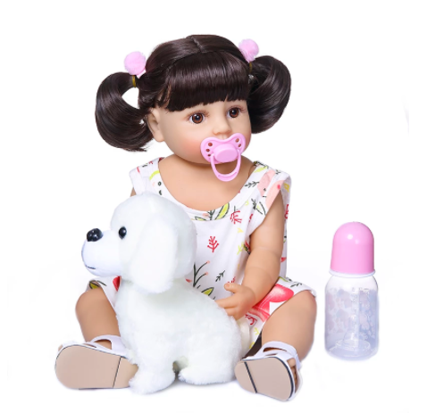 BEBÊ REBORN REALISTA PUPPY TODA EM SILICONE PRONTA ENTREGA