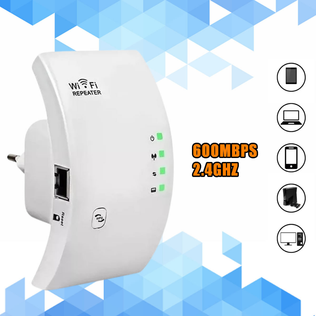 Repetidor Amplificador De Sinal Wifi 600 mbps lbvendasonline