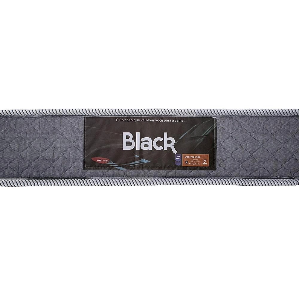 COLCHÃO HERVAL BLACK ESPUMA ORTOPÉDICA 138X188X25 - Casa do Conforto
