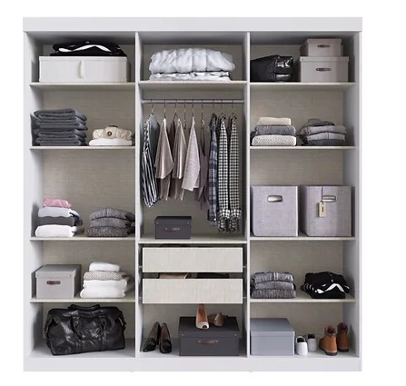 GUARDA ROUPA HERVAL PH 1675 - ROUPEIRO - Casa do Conforto