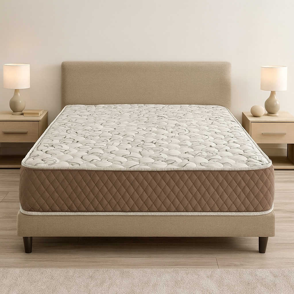 デラロミラノ　Lサイズ COLCHÃO HERVAL ESPUMA D45 FRONTIER/DURABILL CASAL 138x188x20