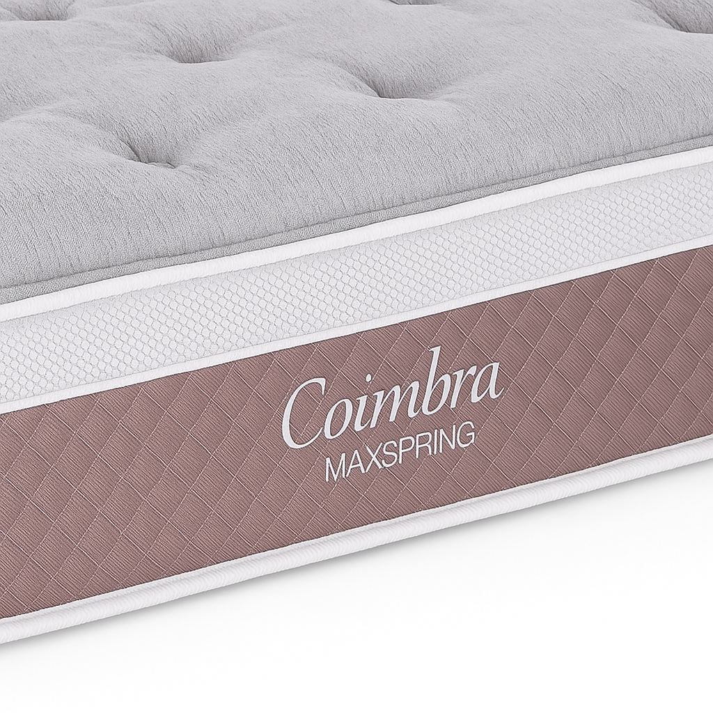 COLCHÃO HERVAL MOLAS MAXSPRING COIMBRA CASAL 138X188X25 - Casa do