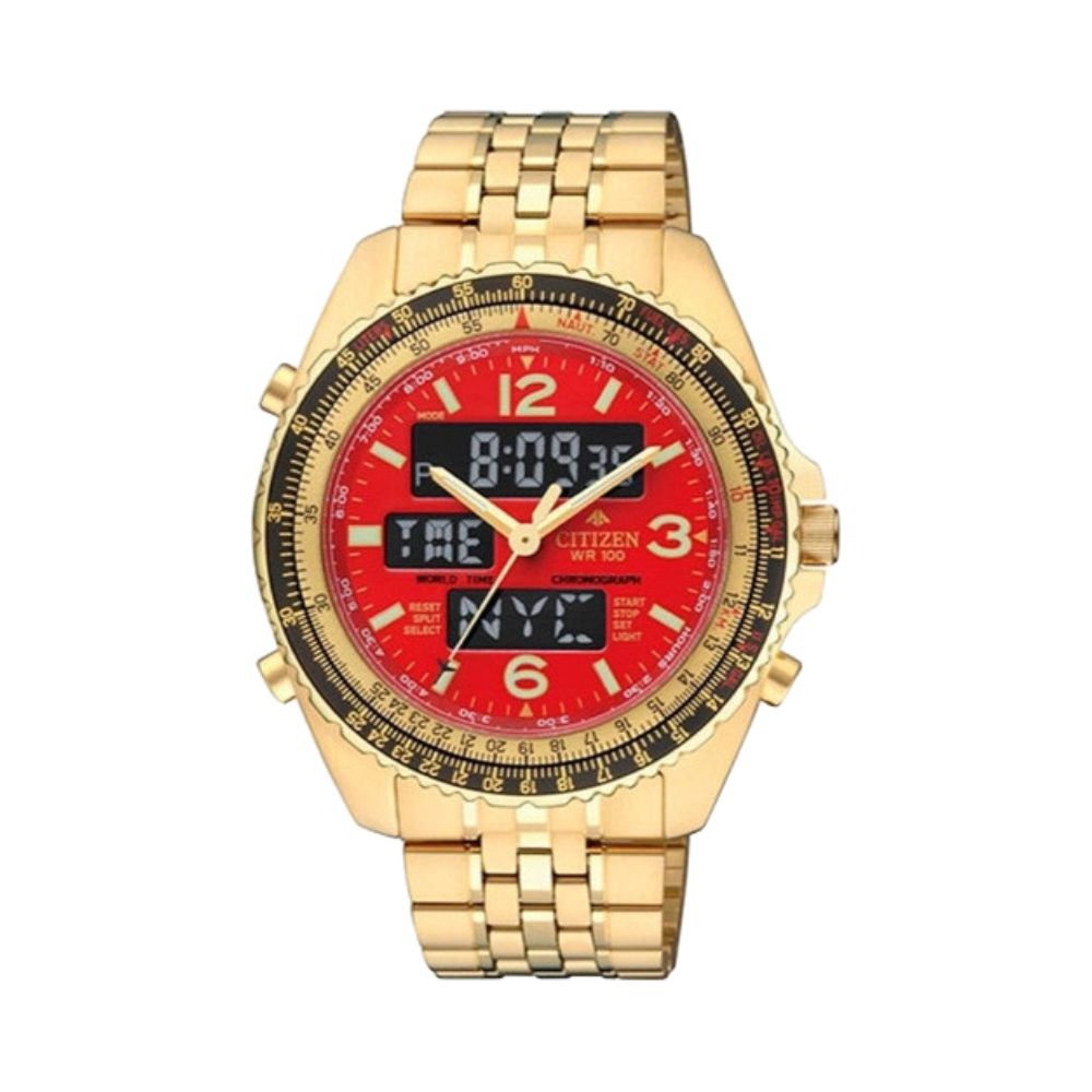 Relógio Citizen Masculino WORLD TIME JQ8003-51W TZ10075V - Moment