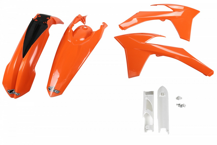 KIT PLASTICO KTM EXC/EXCF 12/13 C/ PROT BENG OEM - UFO - Menta