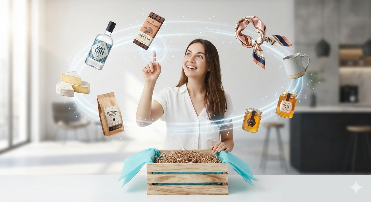 Cestas de presente montadas